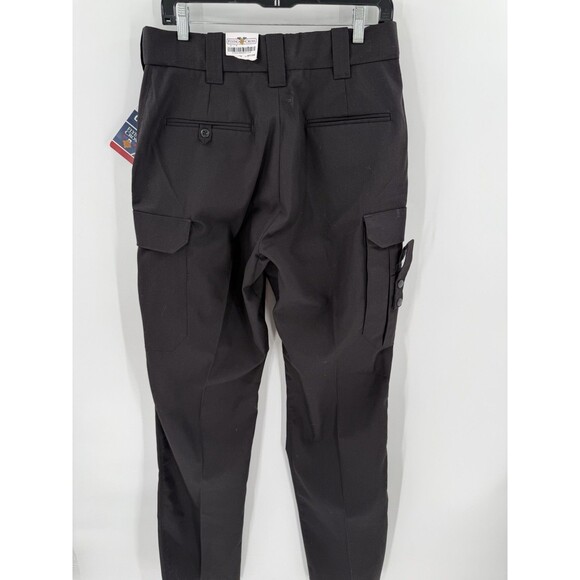 NEW TAGS Black EMS Flying Cross Pants Men's 32 Regular Ripstop Uniform Unhemmed - Picture 9 of 16